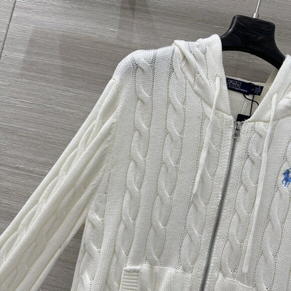 Ralph Lauren Knit Hooded Cardigan - Picture 3 of 8